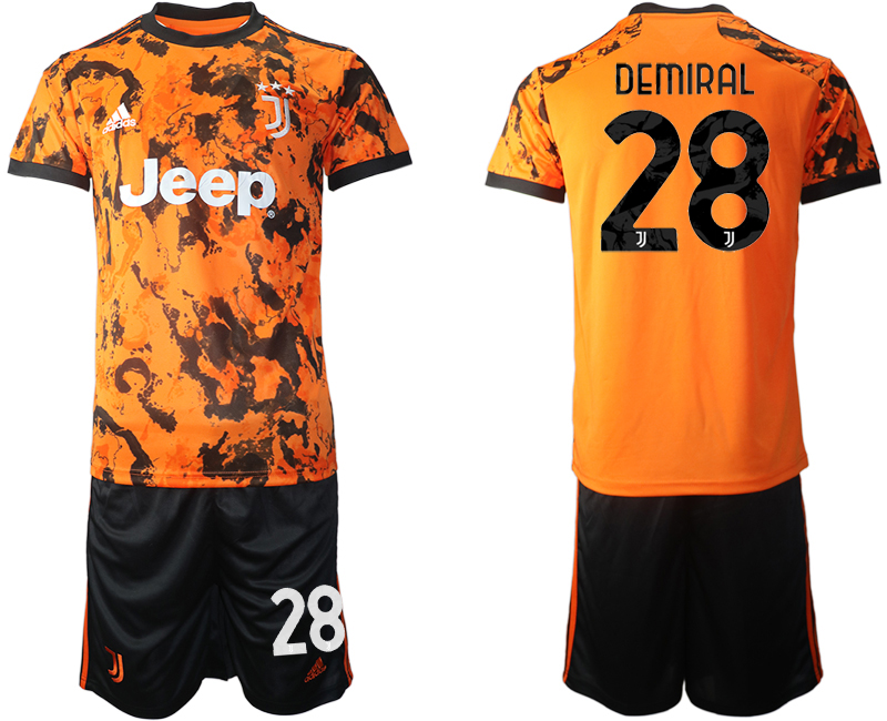 Men 2020-2021 club Juventus Second away #28 orange Soccer Jerseys->juventus jersey->Soccer Club Jersey